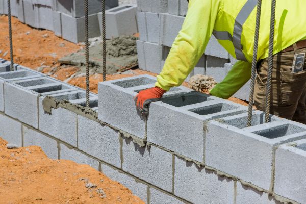 Concrete Blocks Installation in Reading